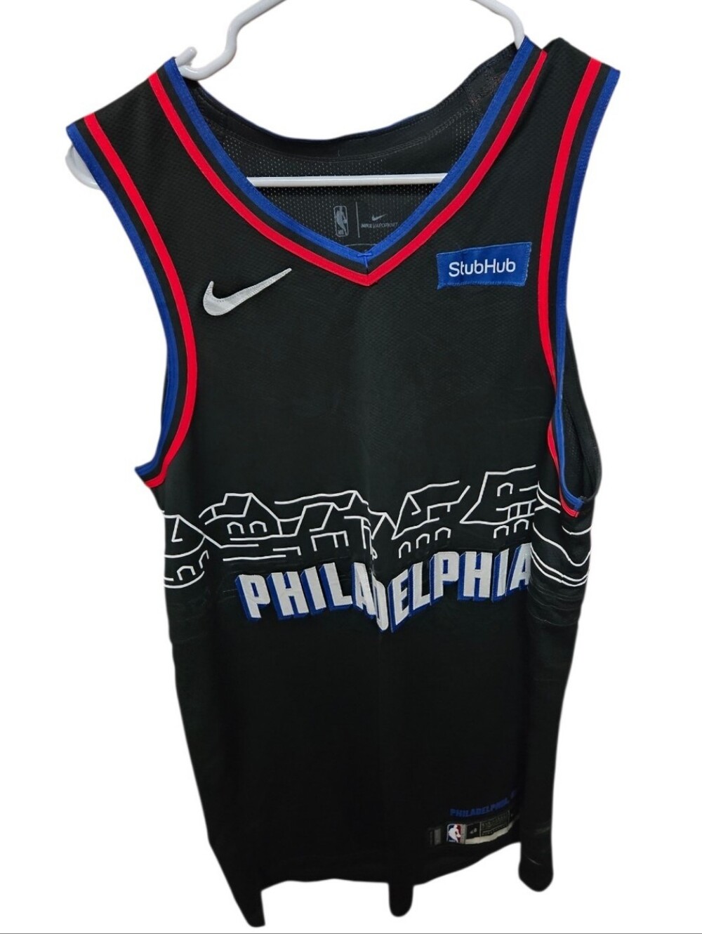 Philadelphia 76ers Nike City Edition Swingman Men's Jersey Size Large